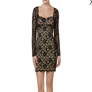 Emerald Sundae Black Lace Dress